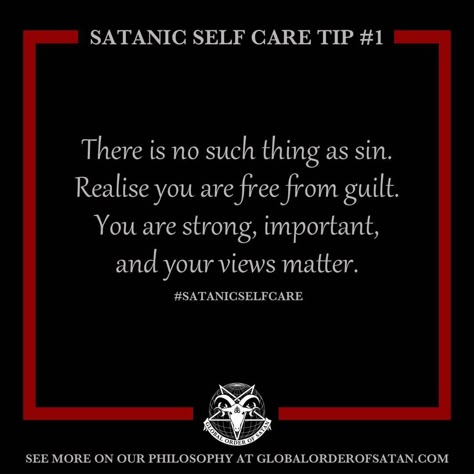 Satanism Rules, Modern Satanism, Atheistic Satanism, Satanism Beliefs, Infernal Divine, Satanic Rules, Lord Lucifer, Spiritual Satanism, Satanic Bible