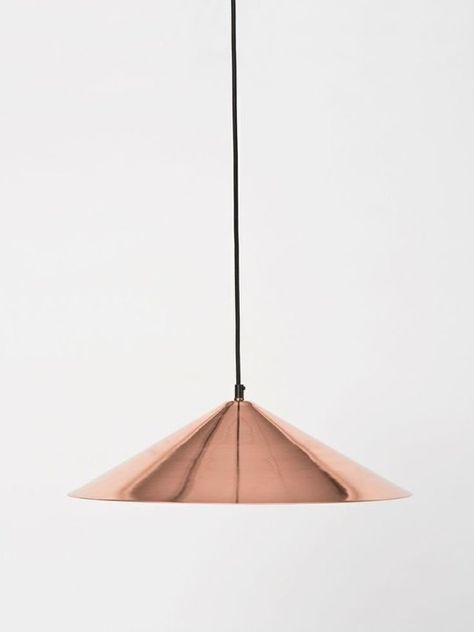 The Most Beautiful Copper Things for Your Home Acute Triangle, Triangle Light, Kitchen Copper, Copper Interior, Copper Decor, I Love Lamp, Lighting Pendant, Copper Pendant Lights, Copper Lamps