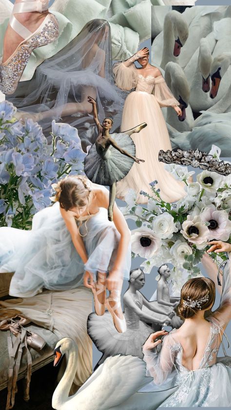 #ballet #balletcore #feminine #girly #aesthetic #moodboard #florals #balletutu Balletcore Wallpaper Aesthetic, Ballet Aesthetic Wallpaper, List Of Aesthetics, Balletcore Aesthetic, Cinderella Aesthetic, Ballet Core, Girly Aesthetic, Scrapbook Book, Dancing Aesthetic