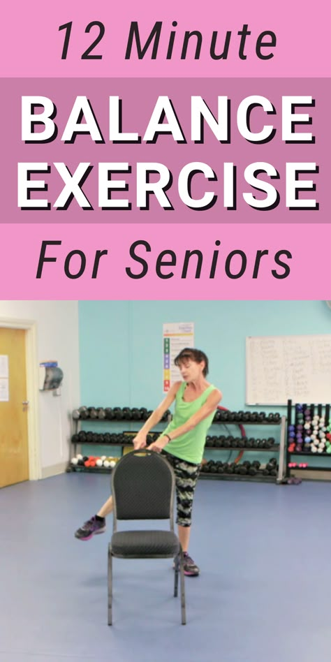 12 Minute Senior Balance Exercise Balance Exercises For Seniors, Improve Balance Exercises, Fitness With Cindy, Exercise For Seniors, Fall Fitness, Senior Exercises, Exercises For Seniors, Yoga For Seniors, Low Impact Cardio