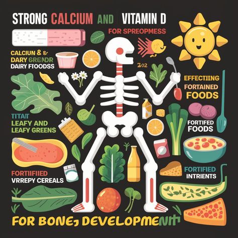 Strong bones, strong body💪

Calcium and Vitamin D are essential for healthy bone development in growing kids🥛
Include dairy products, leafy greens, and fortified cereals for calcium, and don't forget to get some sunshine for that Vitamin D boost☀️

#HealthyBones #NutritionTips Calcium And Vitamin D, Fortified Cereals, Strong Bones, Dairy Products, Healthy Bones, Strong Body, Leafy Greens, Nutrition Tips, Vitamin D