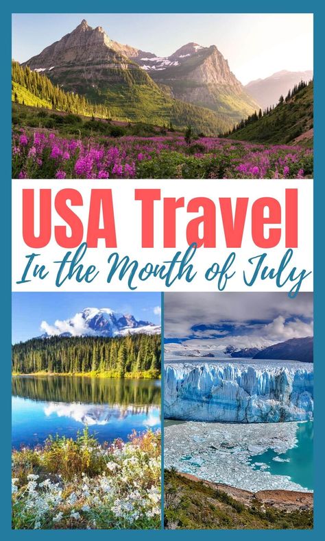 9 Terrific Places To Travel In The US in July July Travel Destinations, Best Us Vacations, Travel Destinations Usa, Family Vacations Usa, Best Summer Vacations, Usa Places To Visit, Summer Travel Destinations, Vacations In The Us, Best Places To Vacation