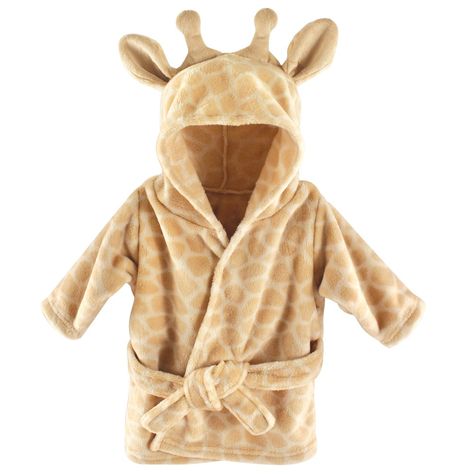 Embroidered Giraffe, Baby Bath Robe, Baby Robes, After Bath, Hooded Robe, Hudson Baby, Pool Time, Baby Giraffe, Stylish Baby