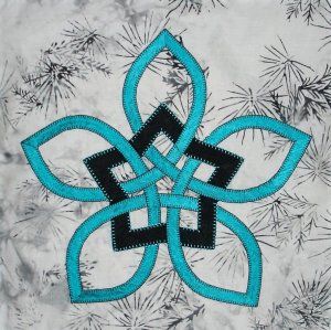 CELTIC QUILT.........PC Knot Quilt Pattern, Star Knot, Knot Quilt, Celtic Star, Eternity Knot, Celtic Quilt, Knot Tattoo, Appliqué Quilts, Scarlett Rose