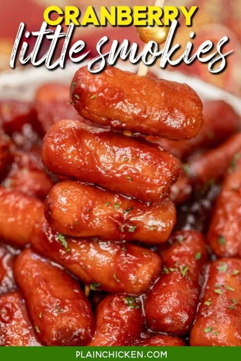 Cranberry Lil Smokies, Appetizers With Little Smokies, Bourbon Little Smokies, Sweet Chili Smokies, Mini Weenies Crockpot, Super Bowl Little Smokies, Cranberry Little Smokies, Little Weiners Crockpot, Weenies In Crockpot