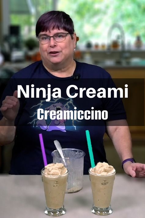 Ready to make a Starbuck's frappuccino copycat? Use your favorite coffee, decaf or regular, cold brew, even a grain coffee substitute like Teeccino to make a frozen coffee frappe that even Starbucks would envy! The best part is that you pick the sweetener and milk you want to. This is your creation! Ninja Creami Frozen Coffee, Ninja Creami Cappuccino, Ninja Creami Frappuccino Recipe, Ninja Creami Coffee Recipes, Ninja Creamachino, Ninja Creami Frappuccino, Ninja Creami Coffee Drinks, Ninja Coffee Recipes, Ninja Creami Coffee Ice Cream Recipe