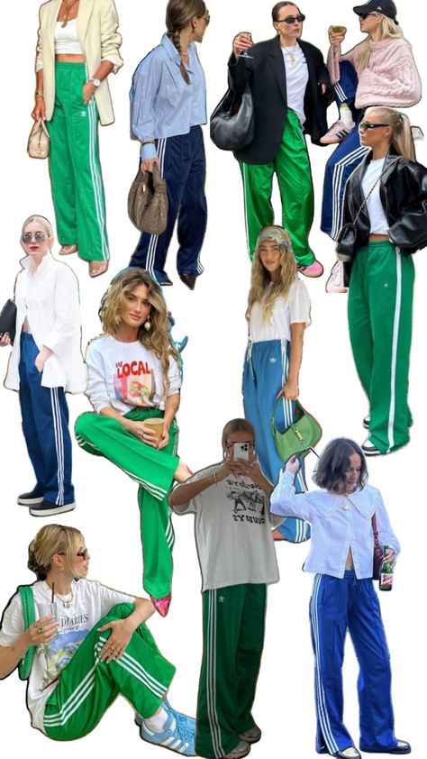 Track Pants Outfit Casual, Adidas Street Style, Sporty Chic Outfits, Looks Adidas, Track Pants Outfit, Sports Chic Outfit, Look Adidas, Autumn Fits, Adidas Outfit