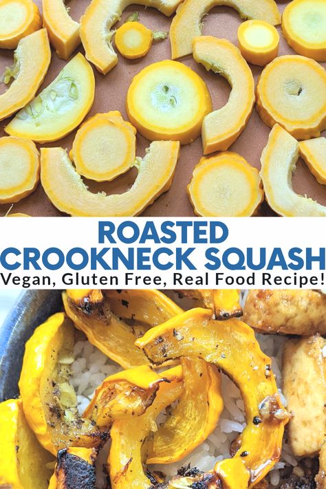 Crookneck Squash Recipes Air Fryer, How To Cook Crookneck Squash, Yellow Bumpy Crookneck Squash Recipes, Long Neck Squash Recipes, Yellow Crookneck Squash Recipes, Crooked Neck Squash Recipes, Vegan Yellow Squash Recipes, Crookneck Squash Recipes, Fresh Veggie Recipes