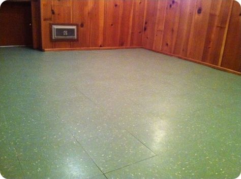 Knotty Pine Rooms, Vct Flooring, Rooms Inspiration, Knotty Pine Walls, Pine Walls, Knotty Pine, Green Flooring, Time Warp, Cabin Ideas