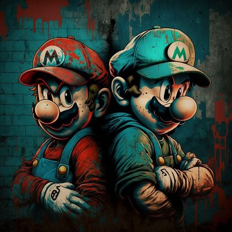 Super Mario's Graffiti Adventure Poster Mancave Art - Etsy Australia Adventure Poster, Mario Y Luigi, Home Decor Artwork, Super Mario Art, Mario Art, Download Wall Art, Printable Poster, Online Printing Services, Super Mario Bros