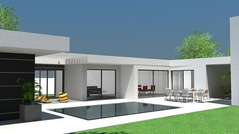 Villa Classic, Simple Plan, Pool Designs, House Plans, Bali, Villa, House Styles, Architecture, How To Plan