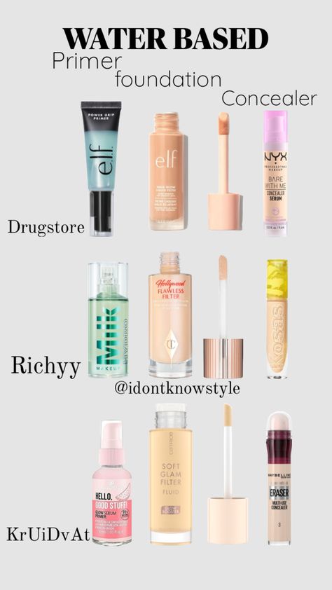 @idontknowstyle Water Based Makeup, Acne Prone Skin Makeup, Safe Makeup, Best Makeup Brands, Acne Makeup, Makeup Secret, Lip Color Makeup, Silicone Makeup, Makeup Artist Tips