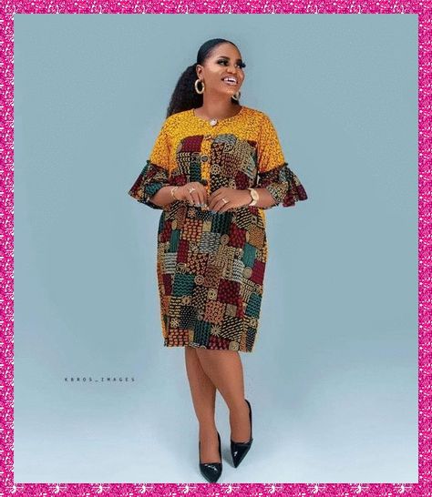 3 Yards Ankara Short Gown Styles, Ankara Short Gown For Women, Loose Ankara Dress Styles, Short Ankara Gown Styles For Ladies, Latest Ankara Short Gown Styles For Ladies 2023, Free Ankara Short Gown Styles, Free Short Ankara Gown Styles, Short Free Gown Ankara Styles, Ankara Free Short Gown Styles