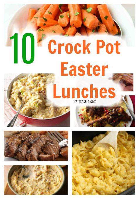 Easter Crock Pot Dishes, Crock Pot Easter Recipes, Easter Lunch For Kids, Easter Dinner Crockpot, Easter Lunch Menu Ideas, Dinner Ideas Crock Pot, Easter Lunch Ideas, Easter Lunch Menu, Pomegranate Lamb