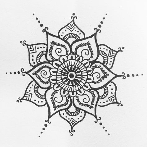 40 Beautiful Mandala Drawing Ideas & How To CFC Mandala Drawing Ideas, Mehndi Flowers, Ankle Tats, Mandala Clock, Hand Drawn Mandala, Chest Tattoo Ideas, Ankle Tat, Drawn Mandala, Sacred Geometry Patterns