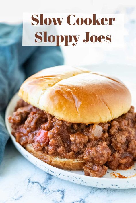 PinterestFacebookEmail Crockpot Sloppy Joe Recipe, Crockpot Sloppy Joes, Easy Crock Pot Dinner, Spicy Sloppy Joes, Sloppy Joe Recipe Crock Pot, Crock Pot Sandwiches, Crock Pot Sloppy Joes, Crock Pot Dinner, Slow Cooker Sloppy Joes