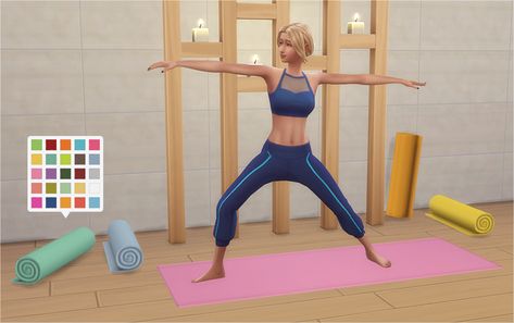 Yoga Mats – Veranka S4CC Sims 4 Cc Activities And Skills, Standing Decorations, Sims 4 Skills, Cc Sims4, Cc Folder, Cc Furniture, Sims 5, The Sims 4 Packs, Sims 4 Mm Cc