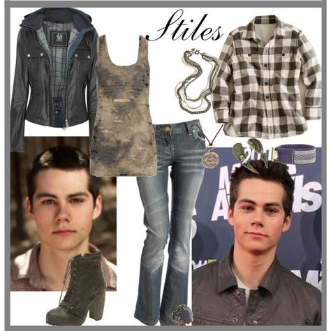 Stiles Stilinski Costume, Stiles Stilinski Outfits, Lace Up High Heels, Stiles Stilinski, Tie Dye Tank Top, Dylan O, Dylan O'brien, Heel Boots, Teen Wolf