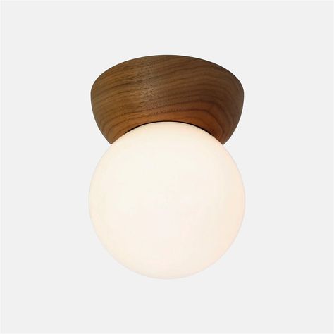 Named after the small, inquisitive songbirds that symbolize action, accuracy, watchfulness, and enthusiasm, the Wren uses a dimmable LED beautifully diffused through a delicate 5” handblown, opal glass globe nestled in an American hardwood canopy. Use it as a surface mount to line a hall in succession as an alternative to can lights or as a sconce around a bathroom mirror. All fixtures are handmade to order. Cedar And Moss, Vintage Wall Lights, Dimmable Led Lights, Top Interior Designers, Can Lights, The Expert, Basement Remodeling, Led Light Bulb, Wren