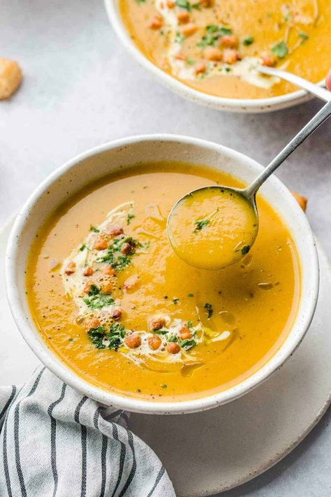 Rutabaga And Sweet Potato Recipes, Rutabaga Recipes Soups, Swede Soup Recipes, Rutabaga Soup Recipes, Soups Pureed, Rutabaga Soup, Swede Soup, Swede Recipes, Rutabaga Recipes