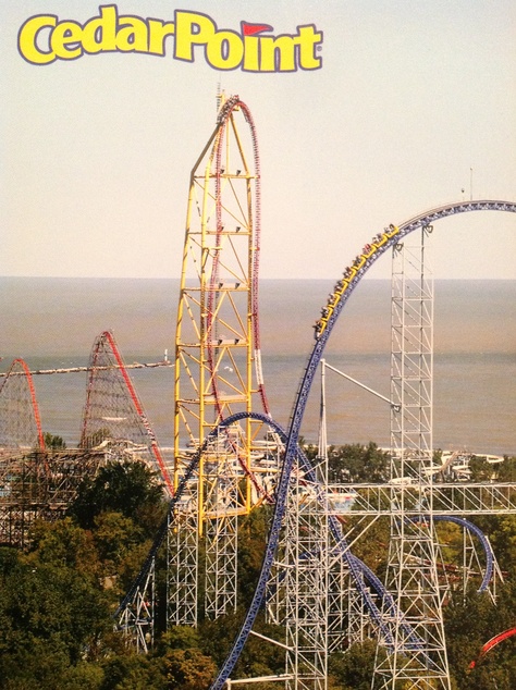 GUESS WHERE I'M GOIN TOMORROW Cedar Point Aesthetic, Cedar Point Rides, Point Aesthetic, Cedar Point Ohio, Summer Bucket List For Teens, Best Roller Coasters, Cedar Point Amusement Park, Bucket List For Teens, Sandusky Ohio