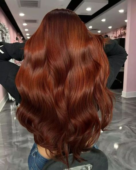 Brown Red Copper Hair, Auburn Copper Hair Balayage, Dark Copper Hair Auburn, Rich Copper Hair Color, Dark Copper Red Hair, Rich Red Hair Color, Rich Copper Hair, Deep Ginger Hair, Rich Copper Red Hair