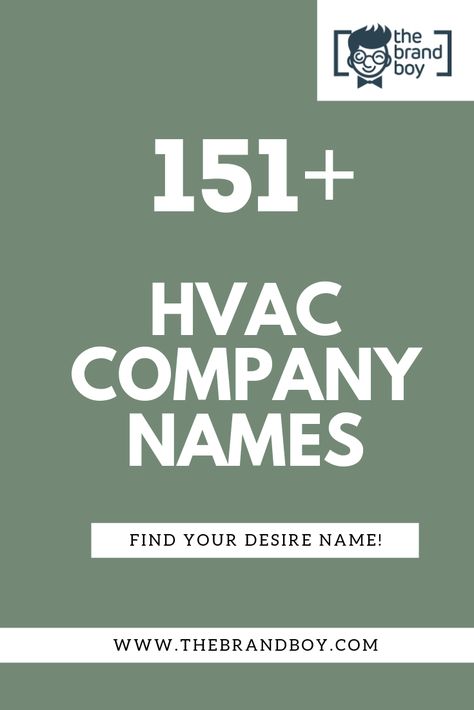 Hvac Logo, Hvac Quotes, Hvac Business Plan, Creative Company Names, Air Company, Hvac Business, Hvac Infographic, Ac Repair Services, Catchy Names