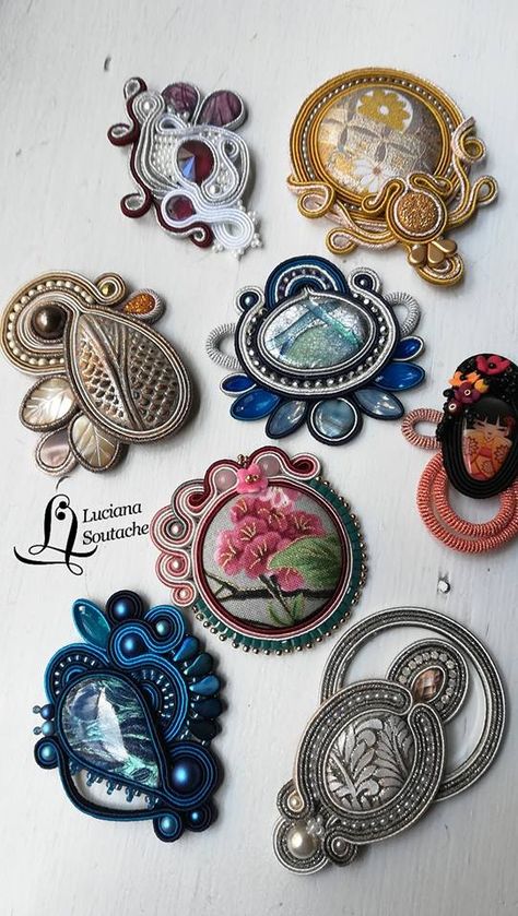 Soutache necklace