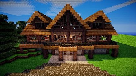 New Log cabin/20 sub special!!! Minecraft Project Log Cabin Minecraft, Minecraft Log Cabin, Minecraft Cabin, Land Scaping, Wooden Cabin, Minecraft House Plans, Minecraft Bedroom, Minecraft Medieval, Minecraft Inspiration