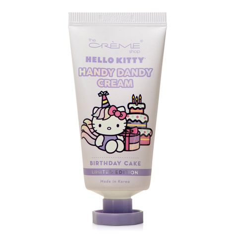 Hello Kitty Unicorn Handy Dandy Cream - Birthday Cake Hello Kitty Unicorn, Hello Kitty Birthday Cake, The Crème Shop, Hello Kitty Merchandise, Hello Kitty Makeup, Unicorn Birthday Cake, Hello Kitty Birthday, Handy Dandy, Hello Kitty Items