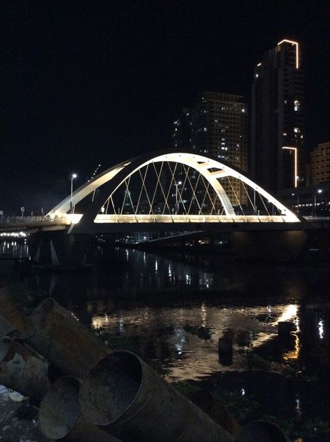 A Tied-Arch Bridge That Spans The Pasig River Located at the Heart of the City of Manila, Philippines Tied Arch Bridge, Pasig River, Pasig City, Arch Bridge, Manila Philippines, Sydney Harbour Bridge, Blackpink Jisoo, Heritage Site, Manila