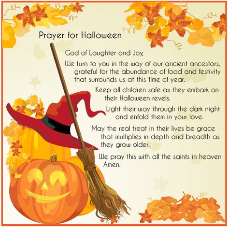 Halloween prayer! Happy Halloween ! Trick or treat  Christian Halloween Halloween Poems For Kids, Christian Halloween Crafts, Halloween Poems, Christian Halloween, Catholic Answers, Saints Days, Catholic Crafts, Prayers For Children, Catholic Kids