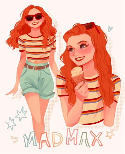 Instagram - viencee_ Max Mayfield Fanart, Stranger Things Max, Max Mayfield, Stranger Things Art, Stranger Things 4, Stranger Things Characters, Stranger Things Wallpaper, Sadie Sink, Mad Max