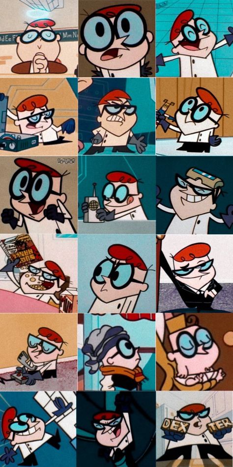 Dexter Laboratory Wallpapers, Dexters Laboratory Aesthetic, Dexter Cartoon, Dexters Laboratory, Dexter’s Laboratory, Dexter's Laboratory, Dexter Laboratory, Collage Wallpaper, Cartoon Profile