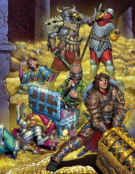 Home / Twitter Fantasy Adventurer, Advanced Dungeons And Dragons, Mythical Creatures Fantasy, Pay Day, Dungeons And Dragons Art, Scifi Fantasy Art, Comic Layout, Fiction Idea, Fantasy Images