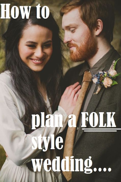 Tips on planning a folk style wedding #folkweddings #rusticbrides #boho Folky Wedding, Old School Wedding, Hippie Bride, Boho Wedding Dress Bohemian, Folk Wedding, School Wedding, Intimate Ceremony, Folk Style, Irish Wedding