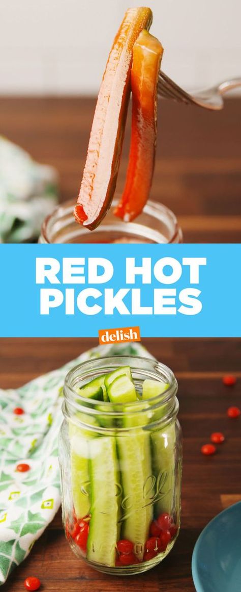 Red Hot Pickles Recipe, Quick Pickle Recipe, Pickled Recipes, Quick Pickle, Hot Pickles, Easy Pickling Recipes, Side Ideas, Recipes For The Week, Fermented Veggies