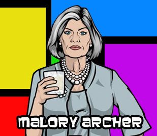 Malory Archer - Archer (world's worse mom?!) Malory Archer, Archer Series, Archer Tv Show, Sterling Archer, Battle Of The Planets, Fantastic Voyage, Bad Mom, Tv Tropes, Bad Parents