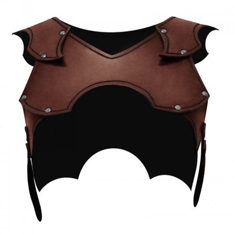 Andracor Leather Womens Strider Gorget - Brown Gothic Viking, Steampunk Medieval, Armor Cosplay, Chest Plate, Costume Armour, Medieval Armour, Larp Armor, Boho Festival Fashion, Leather Armor