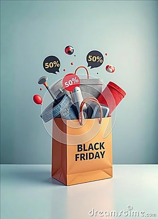 ai-generated-black-friday-concept-black-friday-shopping-bag-products-blue-background Black Friday Photography, Friday Photography, Black Friday Shopping, Blue Background, Blue Backgrounds, Black Friday, Photography, Blue, Black