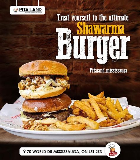 Shawarma Burger, Beef Shawarma, Place Your Order, Iftar, Chicken Burgers, Traditional Food, Hamburger Bun, Pita, Mouth Watering