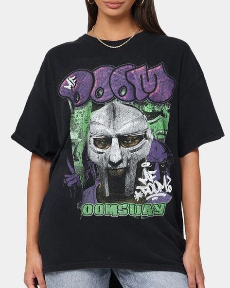 Mf Doom Shirt, Mf Doom T Shirt, Rapper Shirts, Woman Birthday, Mf Doom, Gym Shirts, Vintage Tees, Vintage Shirts, Style Me