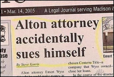 32 Bizarre & Comical Headlines Worthy Of Face-Palmage Funny News Headlines, Law School Humor, Mike Ehrmantraut, Funny Headlines, Legal Humor, Lawyer Jokes, Indian Jokes, Newspaper Headlines, Are You Serious