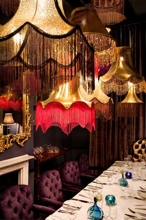 Restaurant Bar Design, Red Tent, Bar Design Awards, Retro Cafe, Private Dining Room, Bar Design Restaurant, Dark Interiors, Private Dining, Cafe Interior