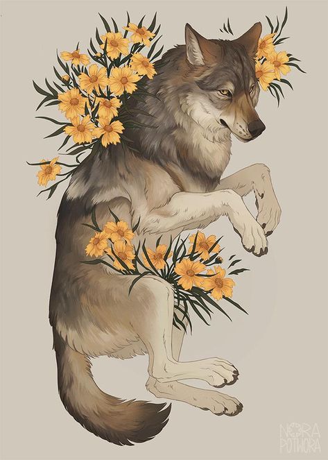 Nora Potwora, Tattoo Frau, Yuumei Art, Drawing Hands, Drawing Eyes, Animal Poster, Canine Art, Wolf Drawing, Art Et Illustration