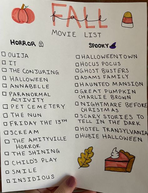 Scary Movies To Watch At A Sleepover, Movies To Watch At A Sleepover, Autumn Sleepover, Top Scary Movies, Kids Cleaning Schedule, Friend Sleepover, Bestie Sleepover, Fall Sleepover, Haunted Movie