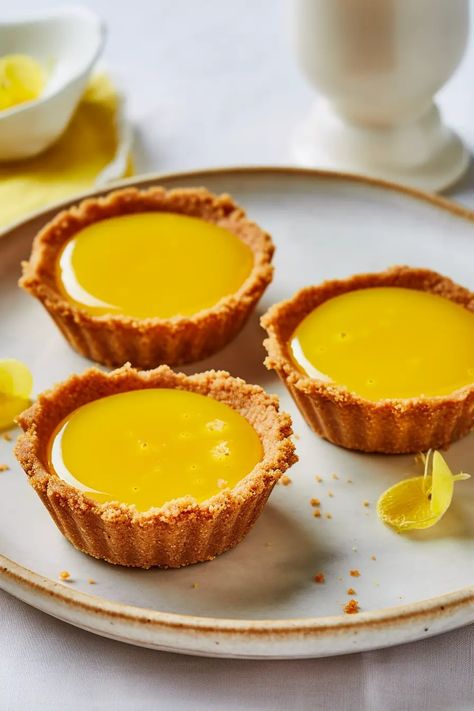 Lemon Curd Tartlets Corn Coleslaw, Lemon Curd Tartlets, Lemon Tartlets, Tartlets Recipe, Creamed Peas, Mexican Corn, Raspberry Almond, Coconut Pecan, Blueberry Cream Cheese