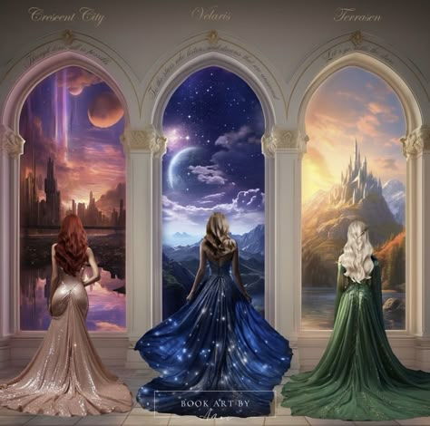 Feyre And Aelin, Acotar Feyre, Through Love All Is Possible, Diy Dressers, Throne Of Glass Fanart, Sara J Maas, Rattle The Stars, Throne Of Glass Books, Feyre And Rhysand