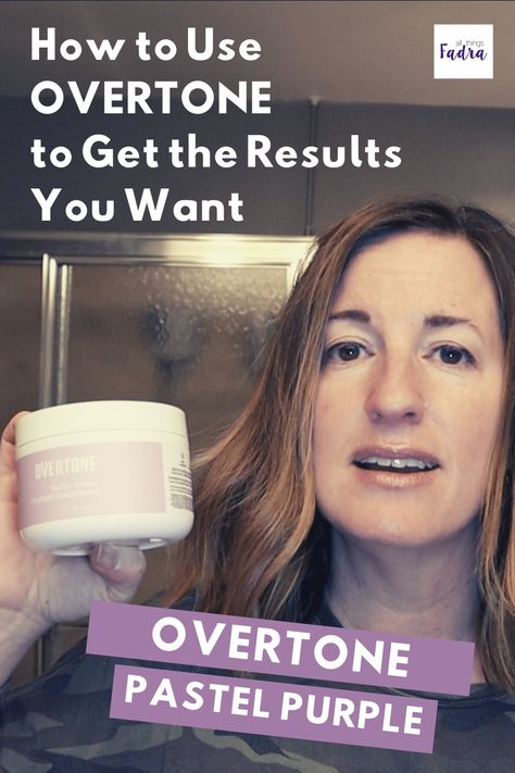 How to Use Overtone Coloring Conditioner Step by Step Overtone Before And After, Overtone Hair Color, Lavender Hair Ombre, Overtone Hair, Hair Step By Step, Pastel Purple Hair, Lavender Hair Colors, Rock Your Hair, How To Fade