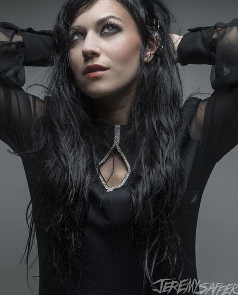 Cristina Scabbia ✾ Ryan Ashley, Dark Music, Cristina Scabbia, Ladies Of Metal, Lacuna Coil, Heavy Metal Girl, Rock Queen, Geri Halliwell, Gothic Metal